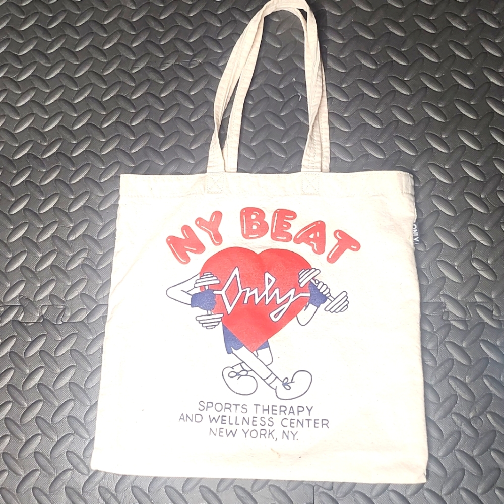ONLY NY Beat Tote Bag-Colour:NaturalFree size